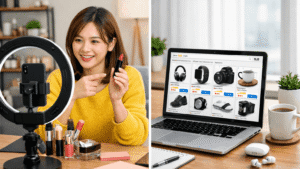Shopee Affiliate vs TikTok Affiliate Malaysia traffic model comparison
