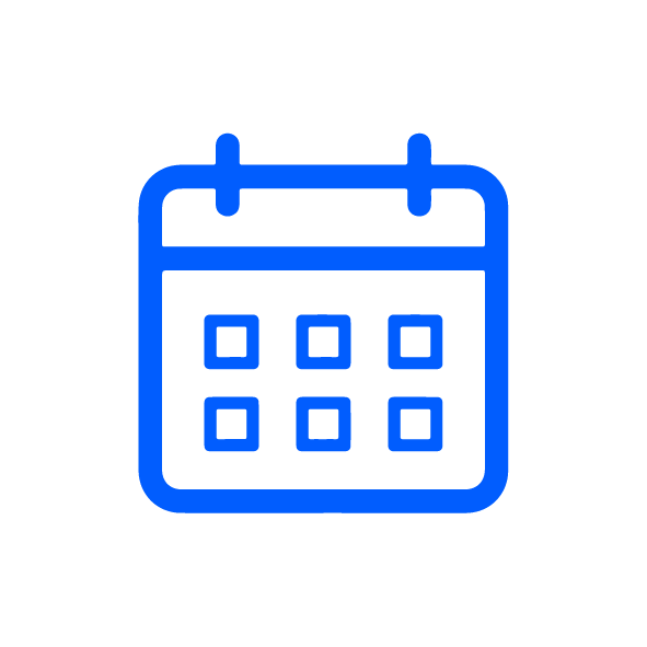 Calendar icon for confirming cosplay shoot details