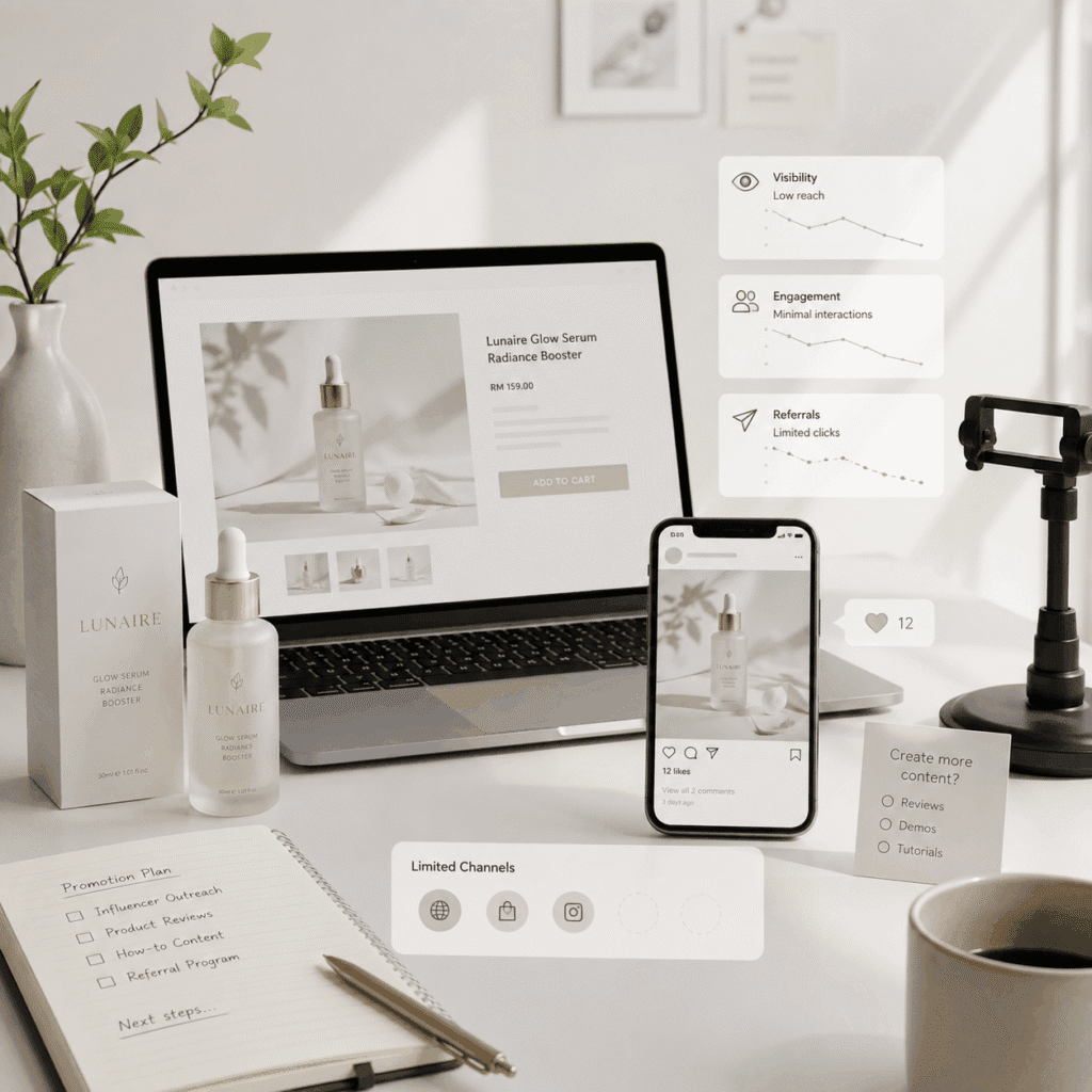 Affiliate & Referral Content Service Malaysia | Miura Visual 3 Affiliate and referral content for product visibility through creator reviews and social media promotion