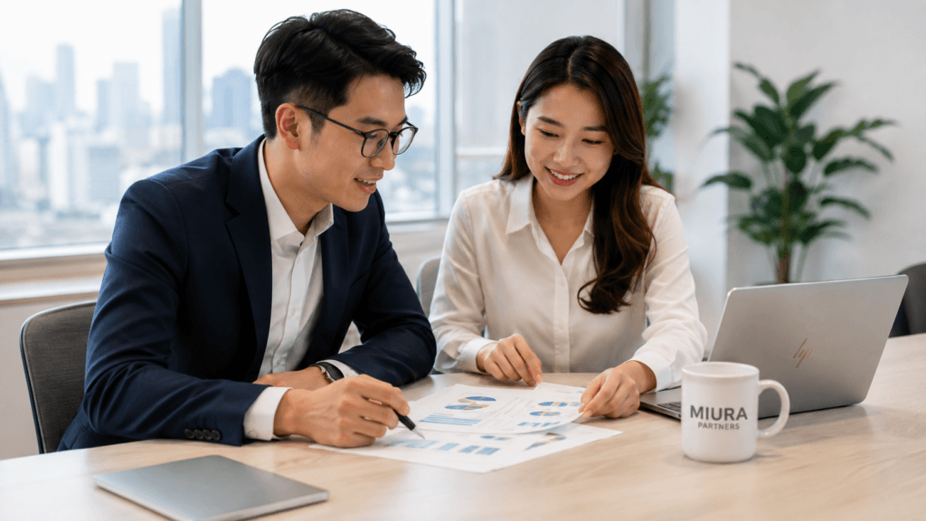 Contact Miura Visual Malaysia | Start Your Project 8 Miura Visual team reviewing a client project enquiry in Malaysia