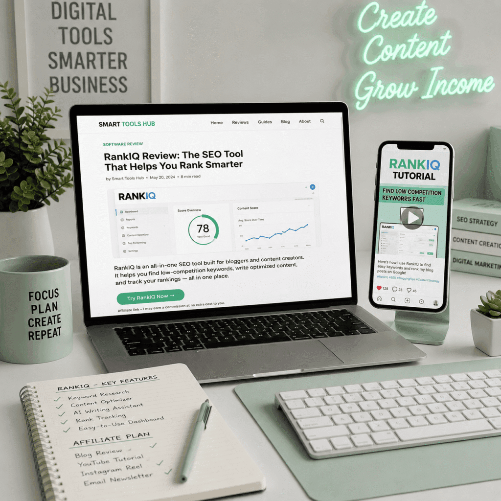 Affiliate & Referral Content Service Malaysia | Miura Visual 7 Affiliate content for software and digital products with blog review and short-form tutorial promotion