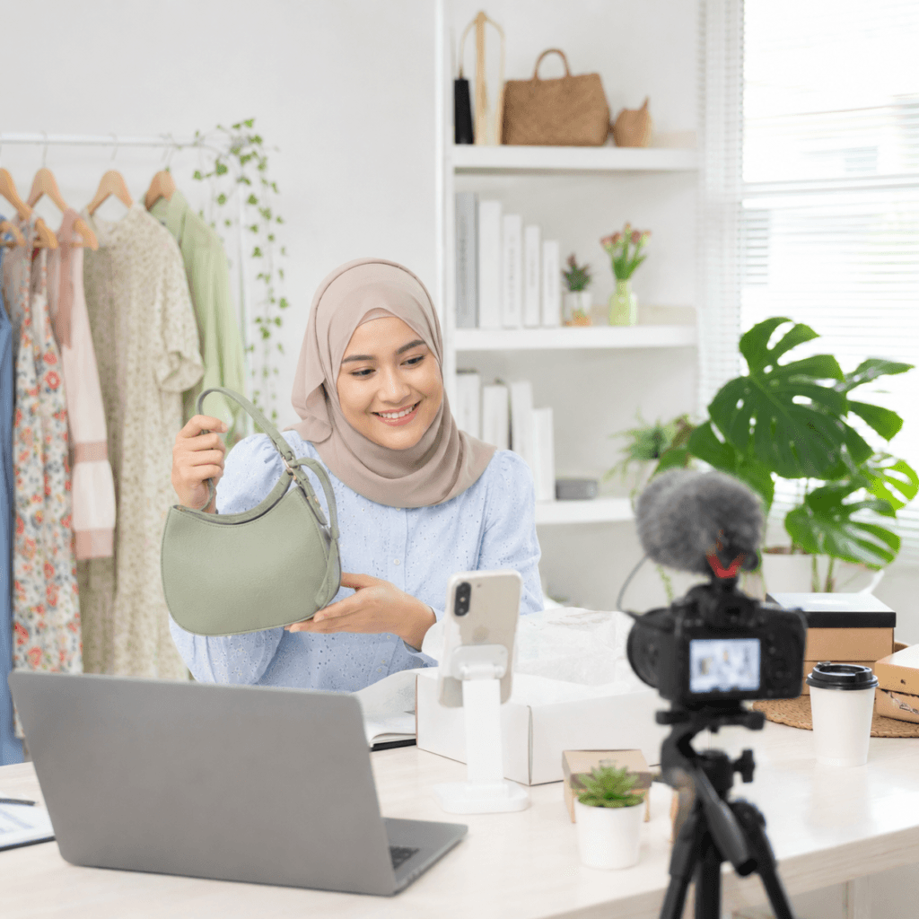 Photography Services Malaysia | Business, Product & Event 9 Local creator filming a product demonstration for website and social media content